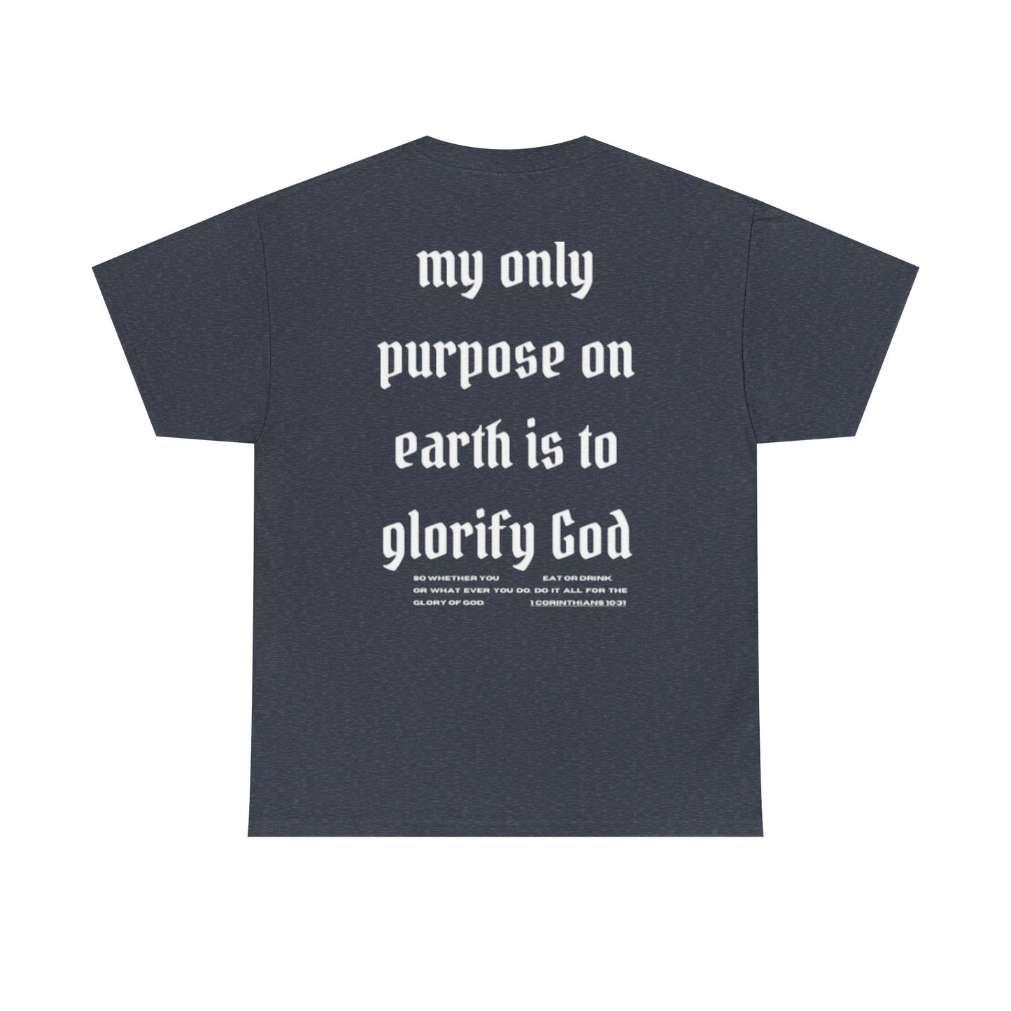 Glory to God 1 Corinthians 10:31 T-Shirt Christian Faith Shirt Bible Verse Tee Religious Graphic Tee Inspirational Christian Apparel