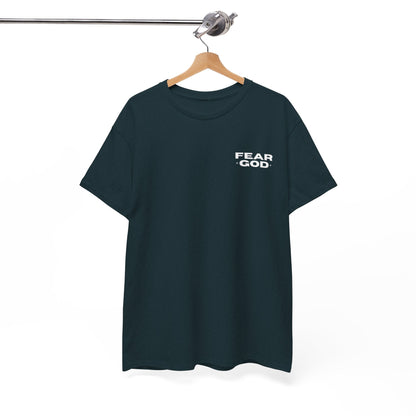 Fear God Tshirt - Christian Apparel with Psalms 128:1 Bible Verse - Inspirational Religious Shirt & Gift Idea for Men And Women