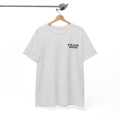 Fear God Tshirt - Christian Apparel with Psalms 128:1 Bible Verse - Inspirational Religious Shirt & Gift Idea for Men And Women