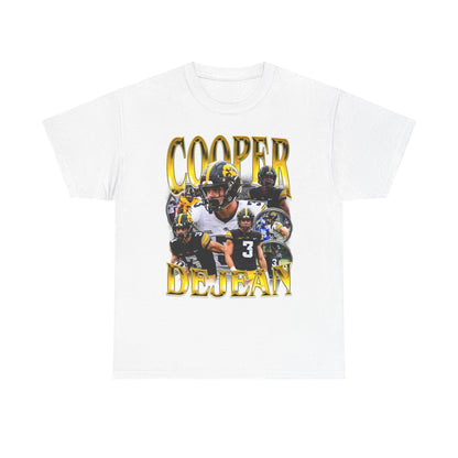 Bold Cooper DeJean shirt featuring standout player graphic