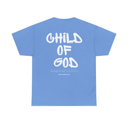 Child of God T-Shirt - Christian Graphic Tee with Galatians 3:26 Bible Verse - Faith-Based Apparel for Men and Women