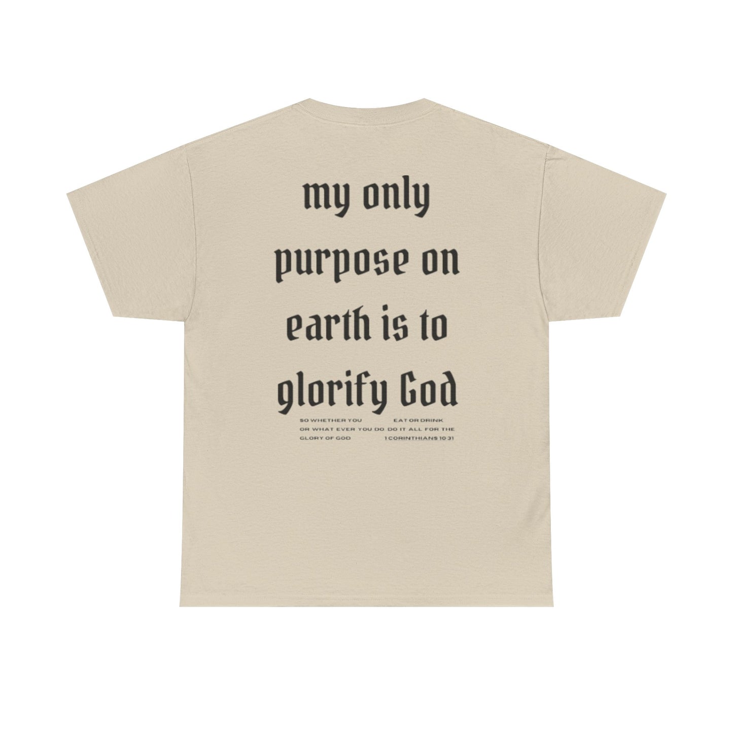 Glory to God 1 Corinthians 10:31 T-Shirt Christian Faith Shirt Bible Verse Tee Religious Graphic Tee Inspirational Christian Apparel