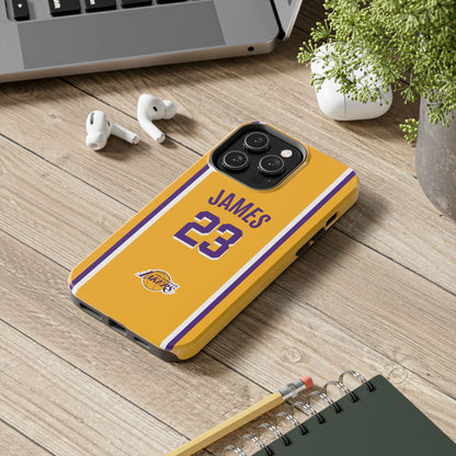 LeBron James, Los Angeles Lakers – King’s Legacy Basketball iPhone and Samsung Case