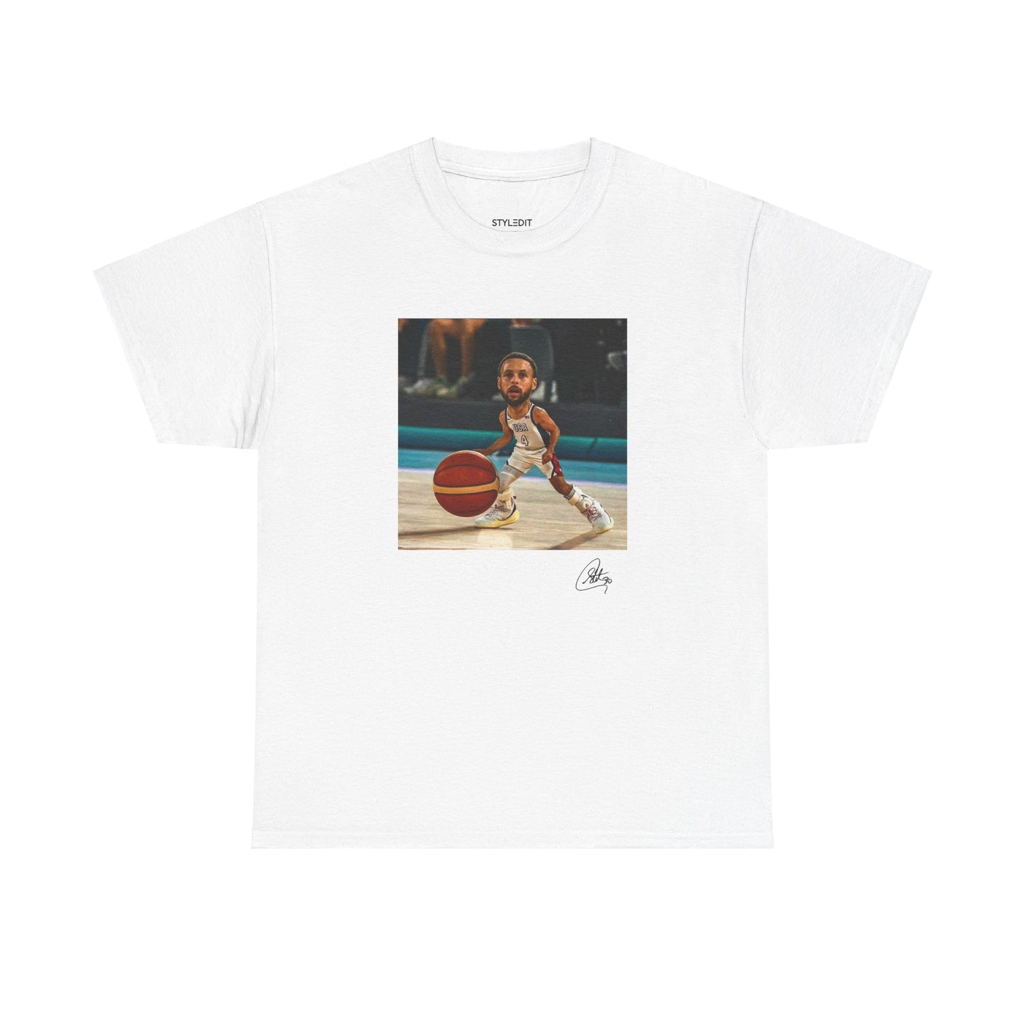 Stephen Curry Box Graphic Tee - NBA Basketball Fan Apparel