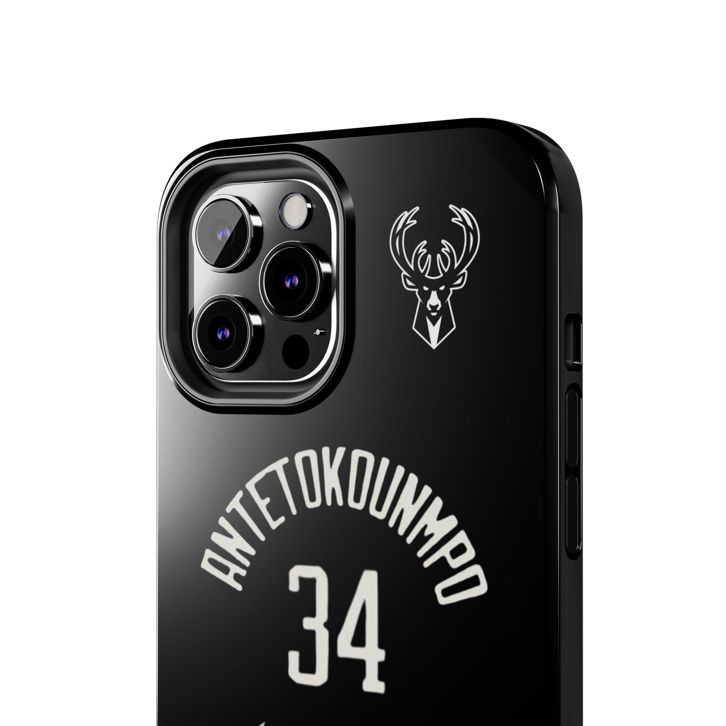 Giannis Antetokounmpo Milwaukee Bucks – Basketball iPhone and Samsung Case Black