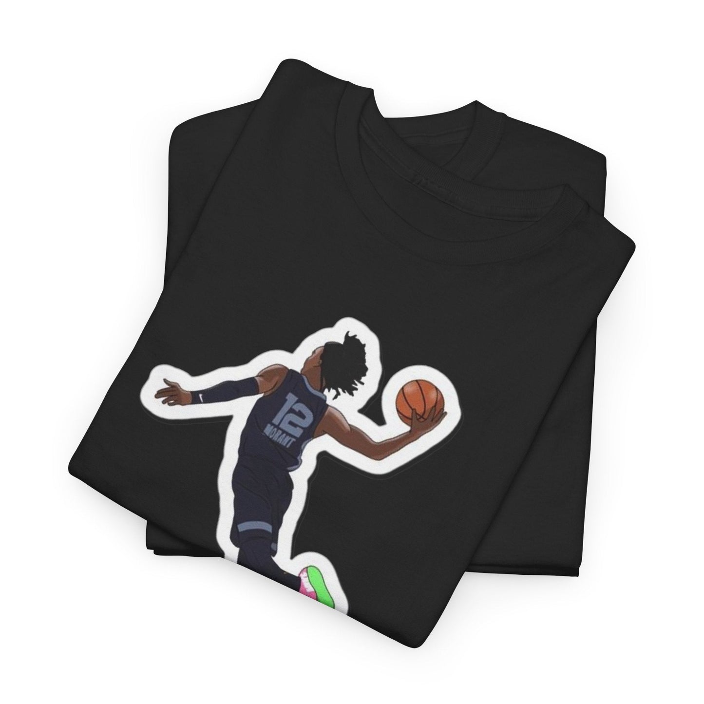 Limited release Ja Morant shirt with a vibrant player graphic