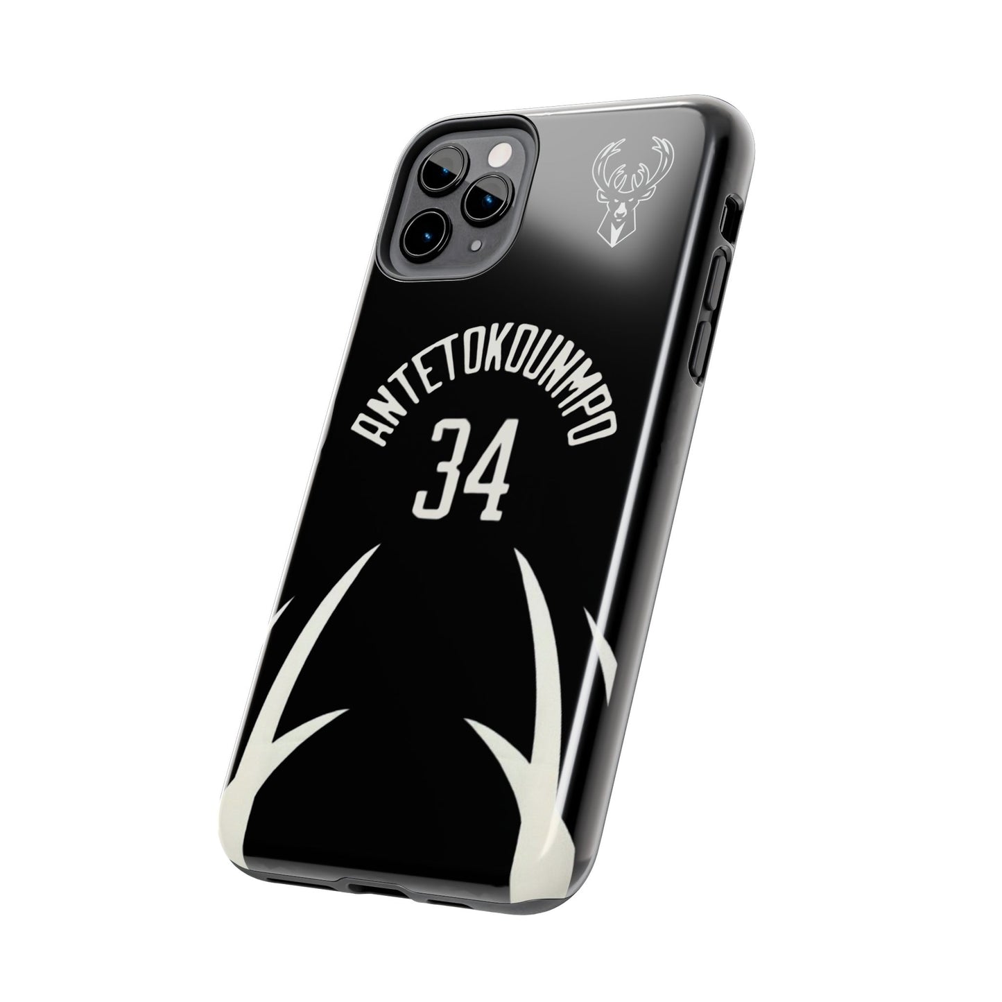 Giannis Antetokounmpo Milwaukee Bucks – Basketball iPhone and Samsung Case Black