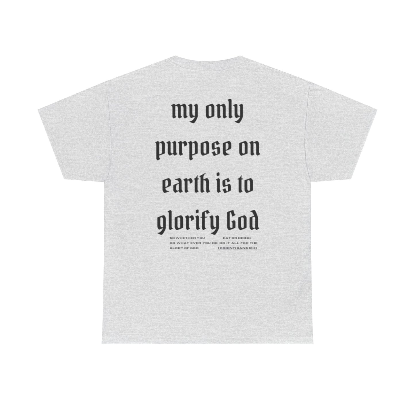 Glory to God 1 Corinthians 10:31 T-Shirt Christian Faith Shirt Bible Verse Tee Religious Graphic Tee Inspirational Christian Apparel