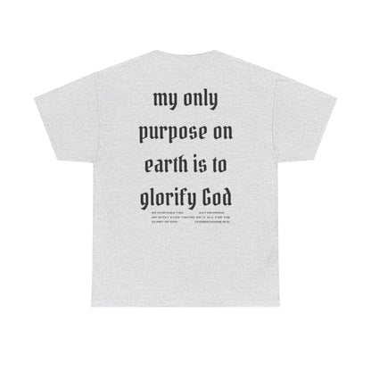 Glory to God 1 Corinthians 10:31 T-Shirt Christian Faith Shirt Bible Verse Tee Religious Graphic Tee Inspirational Christian Apparel