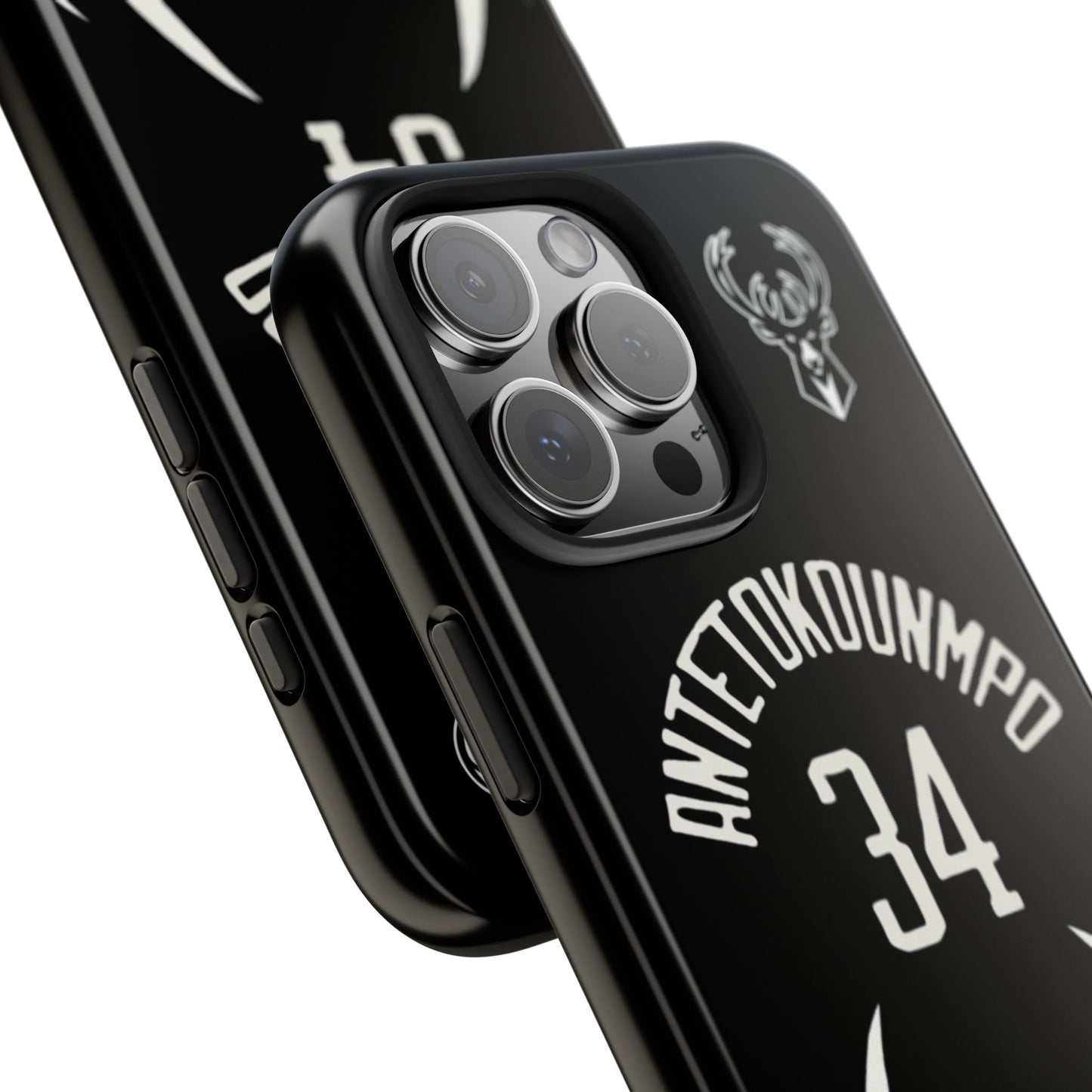 Giannis Antetokounmpo Milwaukee Bucks – Basketball iPhone and Samsung Case Black