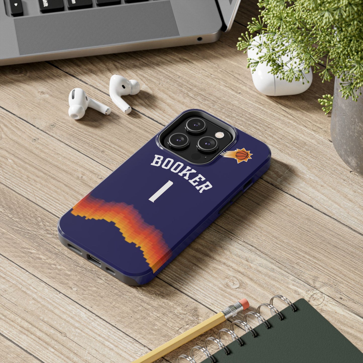 Devin Booker Phoenix Suns – Basketball iPhone and Samsung Case Purple