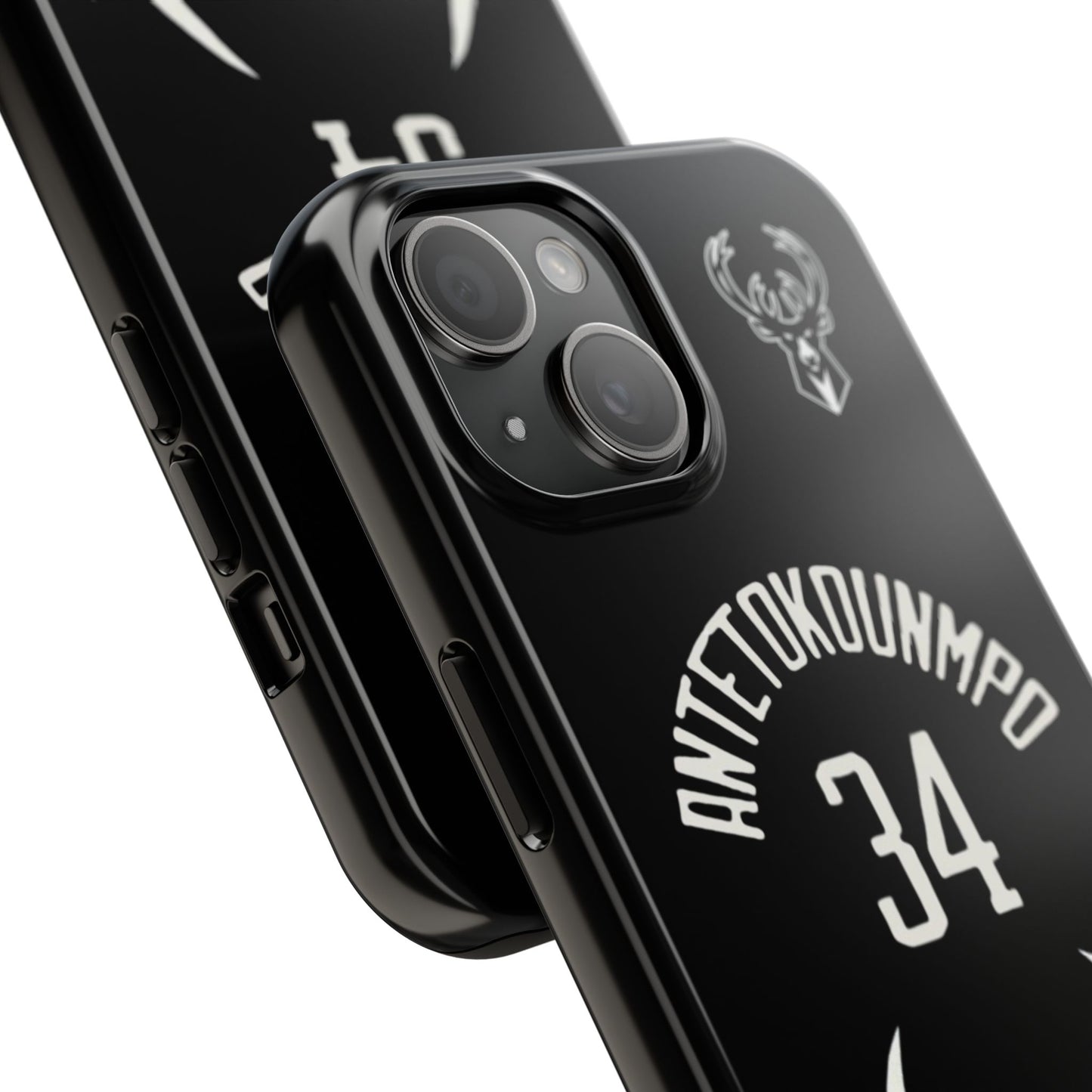 Giannis Antetokounmpo Milwaukee Bucks – Basketball iPhone and Samsung Case Black