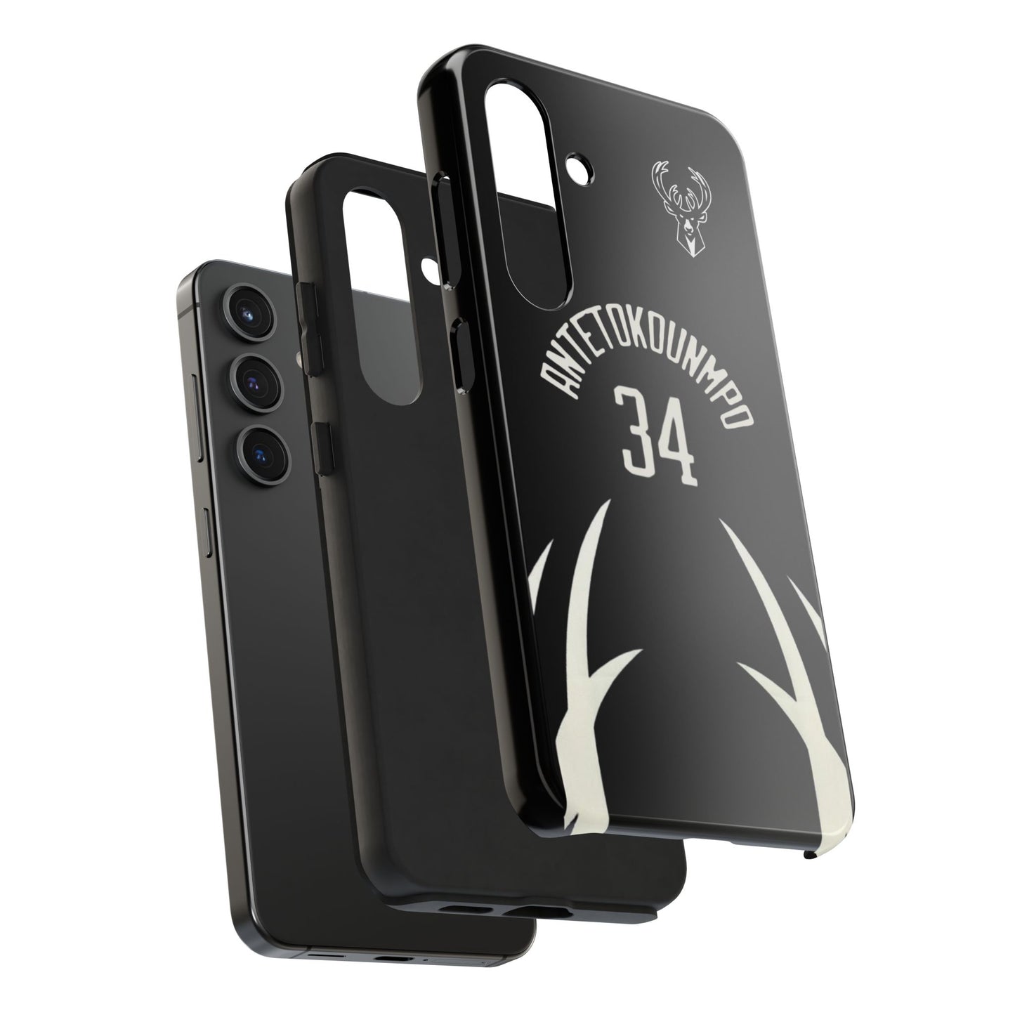 Giannis Antetokounmpo Milwaukee Bucks – Basketball iPhone and Samsung Case Black