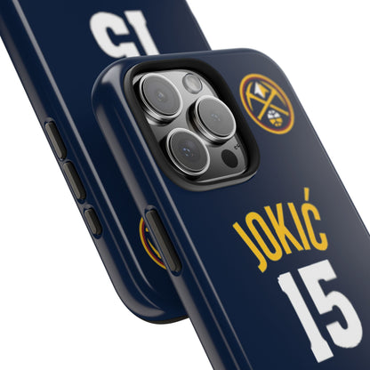 Nikola Jokić, Denver Nuggets – Joker Basketball iPhone and Samsung Case