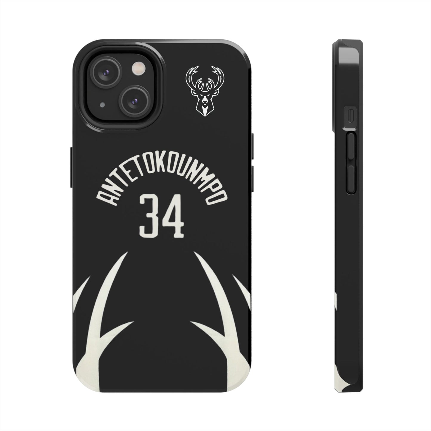 Giannis Antetokounmpo Milwaukee Bucks – Basketball iPhone and Samsung Case Black