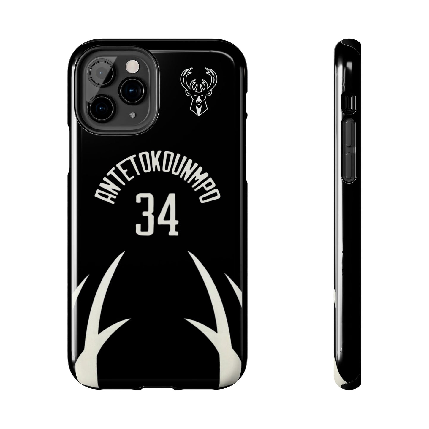 Giannis Antetokounmpo Milwaukee Bucks – Basketball iPhone and Samsung Case Black