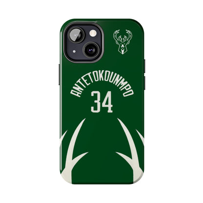 Giannis Antetokounmpo Milwaukee Bucks – Basketball iPhone and Samsung Case Green