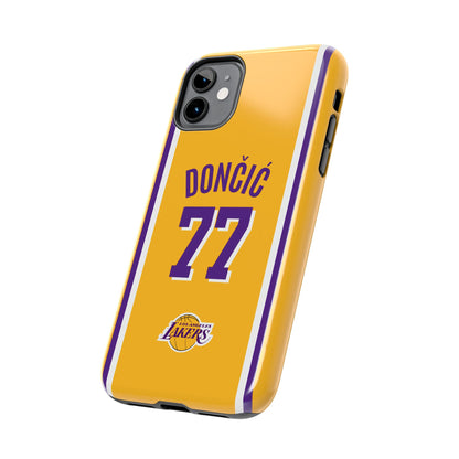 Luka Dončić, Los Angeles Lakers – Hollywood Magic Basketball iPhone and Samsung Case