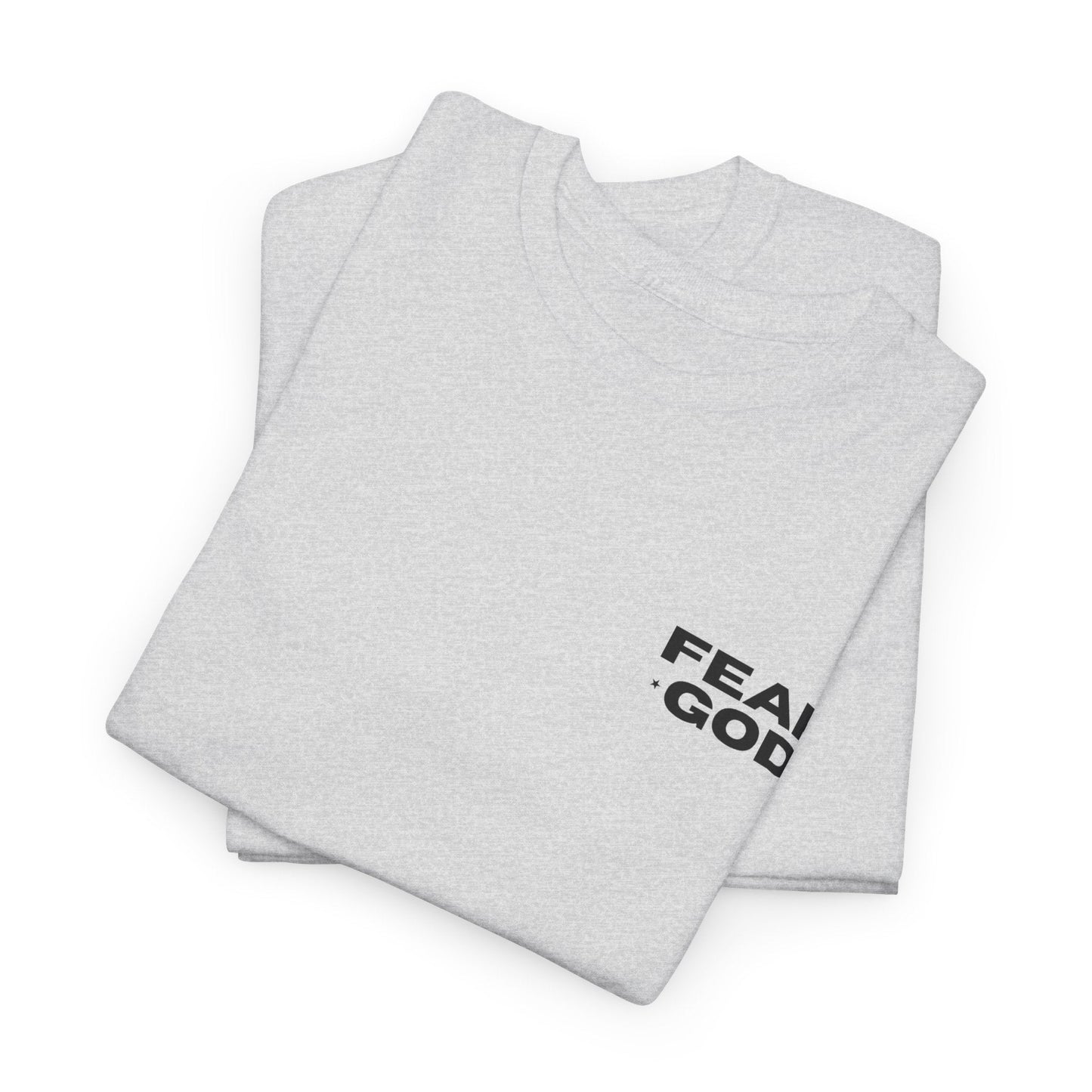 Fear God Tshirt - Christian Apparel with Psalms 128:1 Bible Verse - Inspirational Religious Shirt & Gift Idea for Men And Women