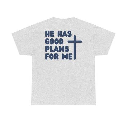 Jeremiah 29 11 Bible Verse Unisex Faith T-Shirt - He Has Good Plans For Me Christian Apparel
