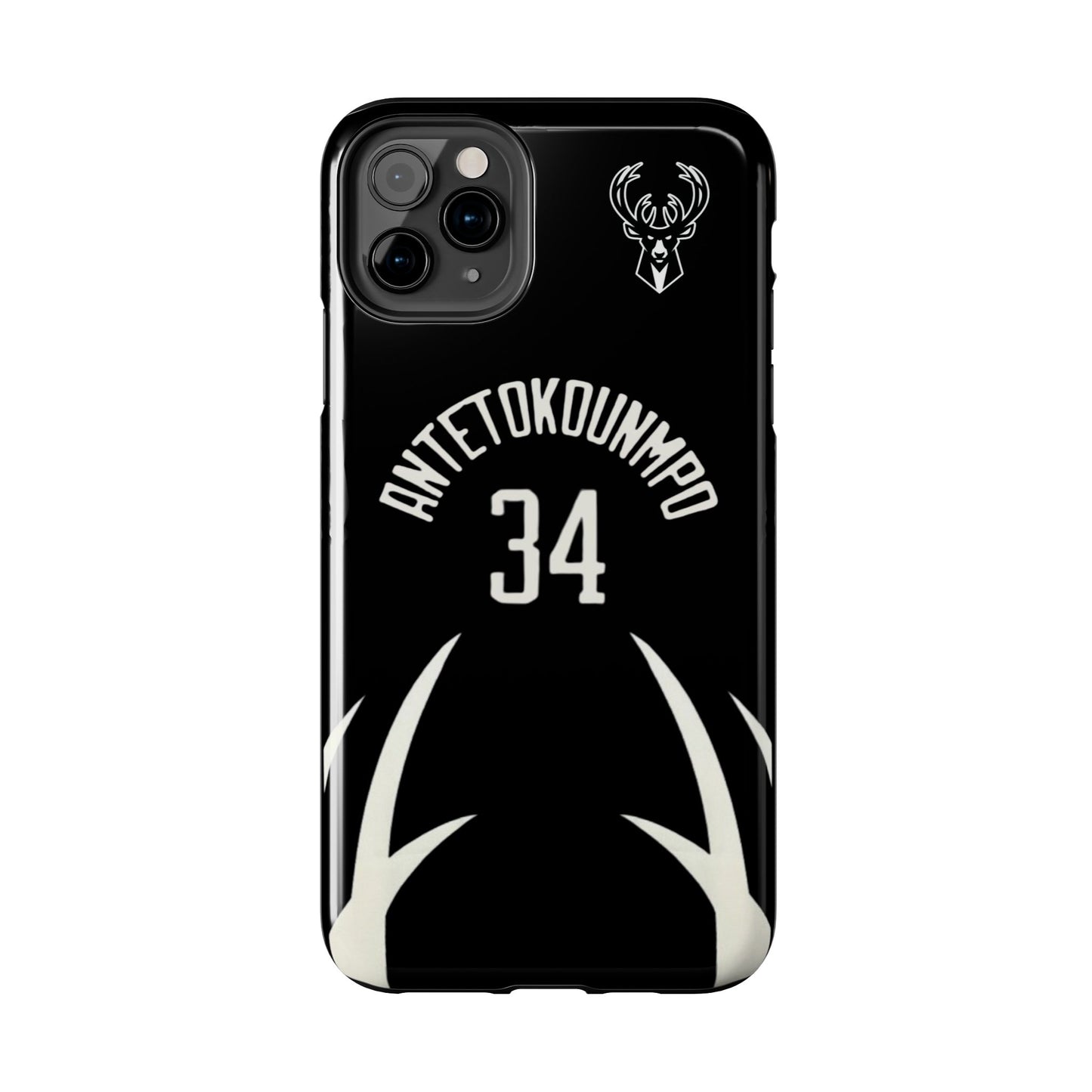Giannis Antetokounmpo Milwaukee Bucks – Basketball iPhone and Samsung Case Black