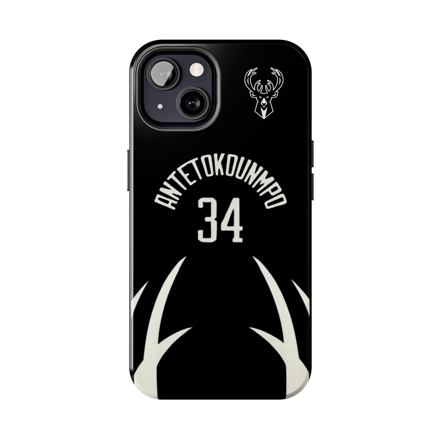 Giannis Antetokounmpo Milwaukee Bucks – Basketball iPhone and Samsung Case Black