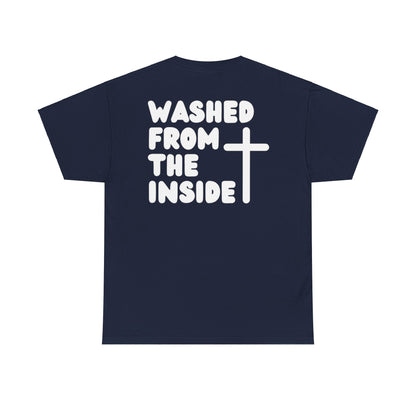 Titus 3 5 Bible Verse Unisex Faith T-Shirt - Washed from the Inside Christian Apparel