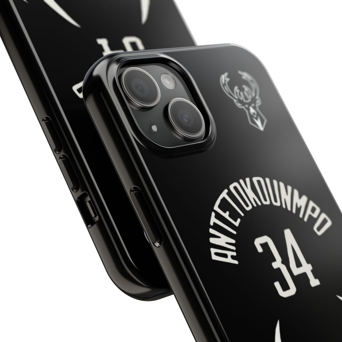 Giannis Antetokounmpo Milwaukee Bucks – Basketball iPhone and Samsung Case Black