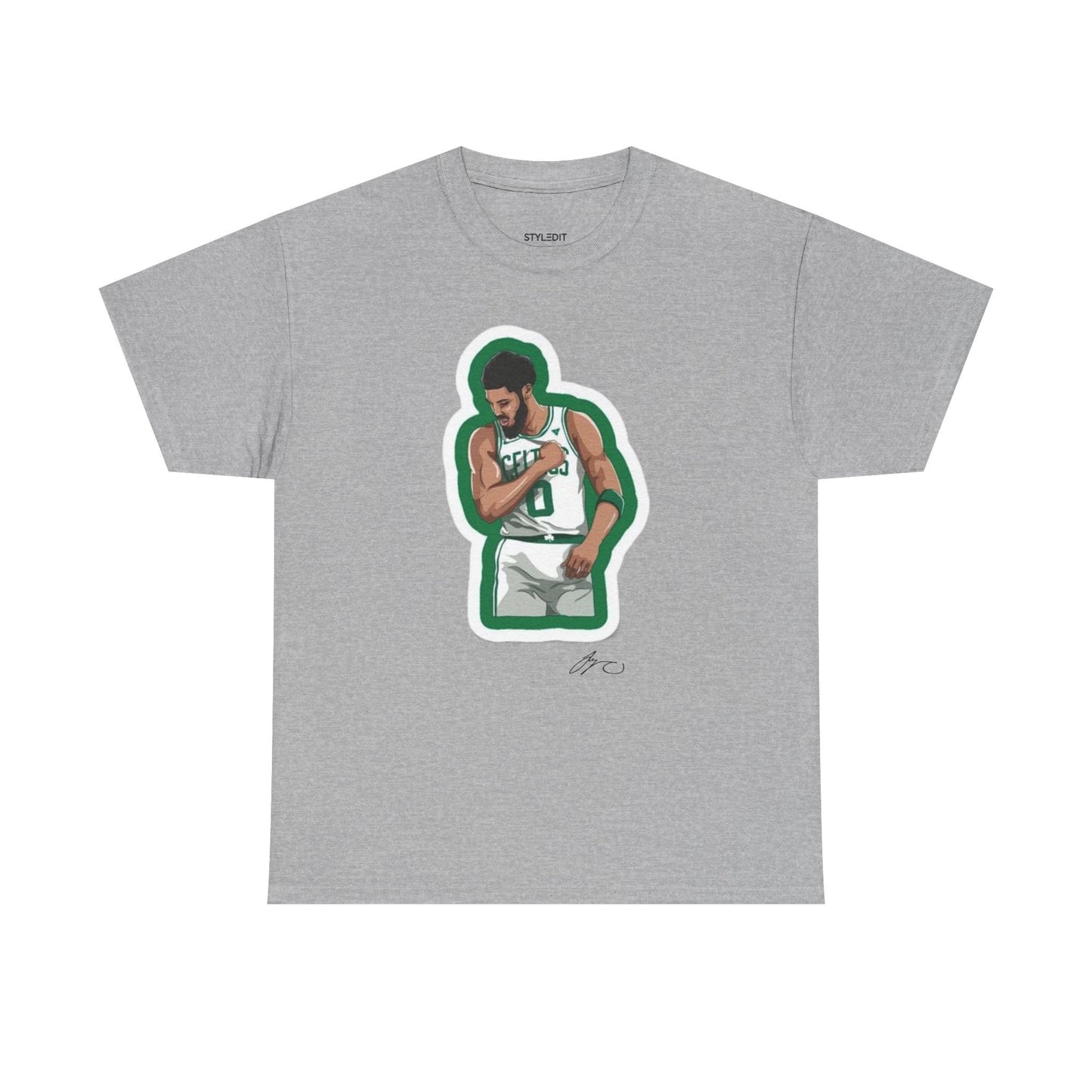 Stand out with a Jayson Tatum shirt showcasing his iconic style