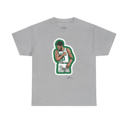 Stand out with a Jayson Tatum shirt showcasing his iconic style