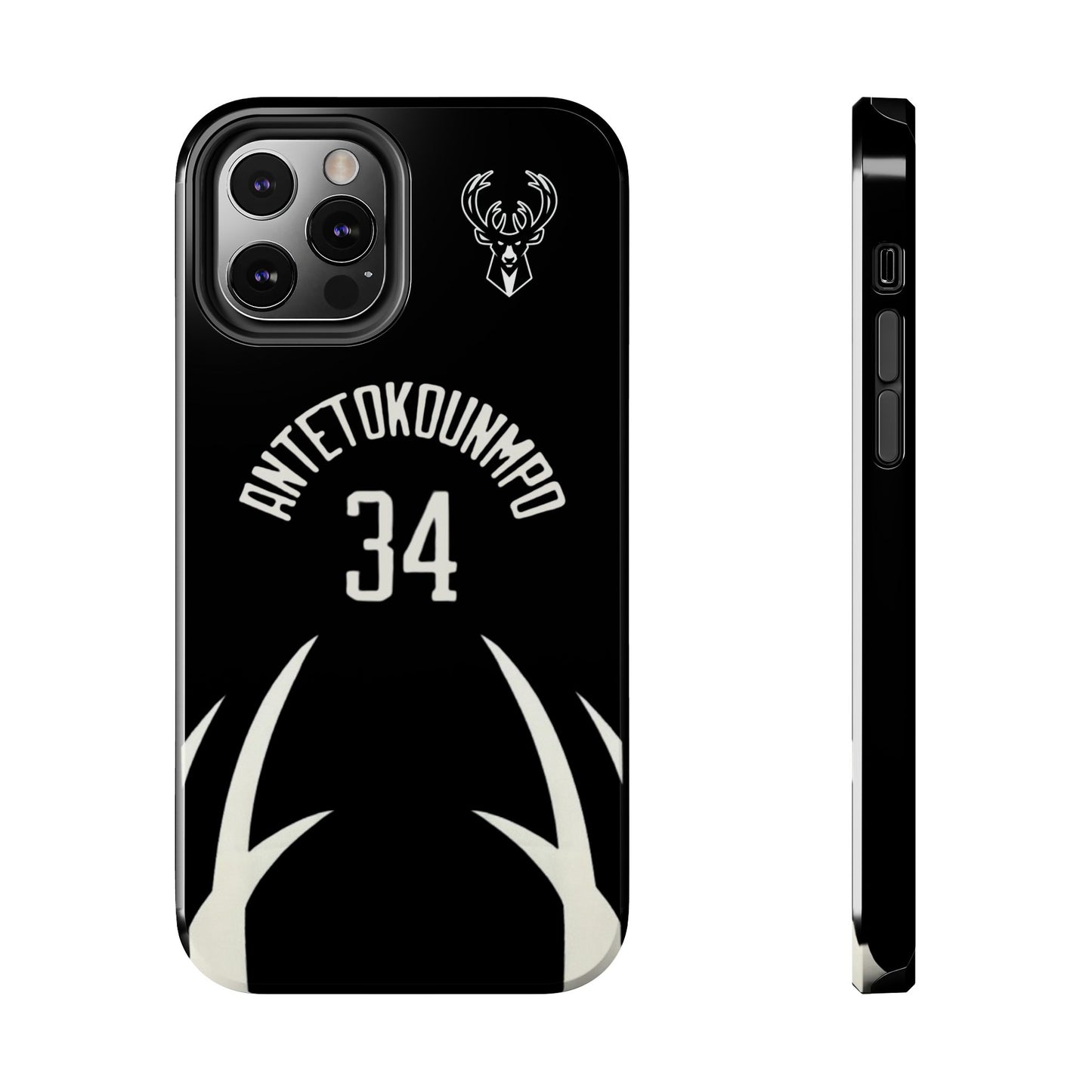 Giannis Antetokounmpo Milwaukee Bucks – Basketball iPhone and Samsung Case Black