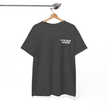 Fear God Tshirt - Christian Apparel with Psalms 128:1 Bible Verse - Inspirational Religious Shirt & Gift Idea for Men And Women