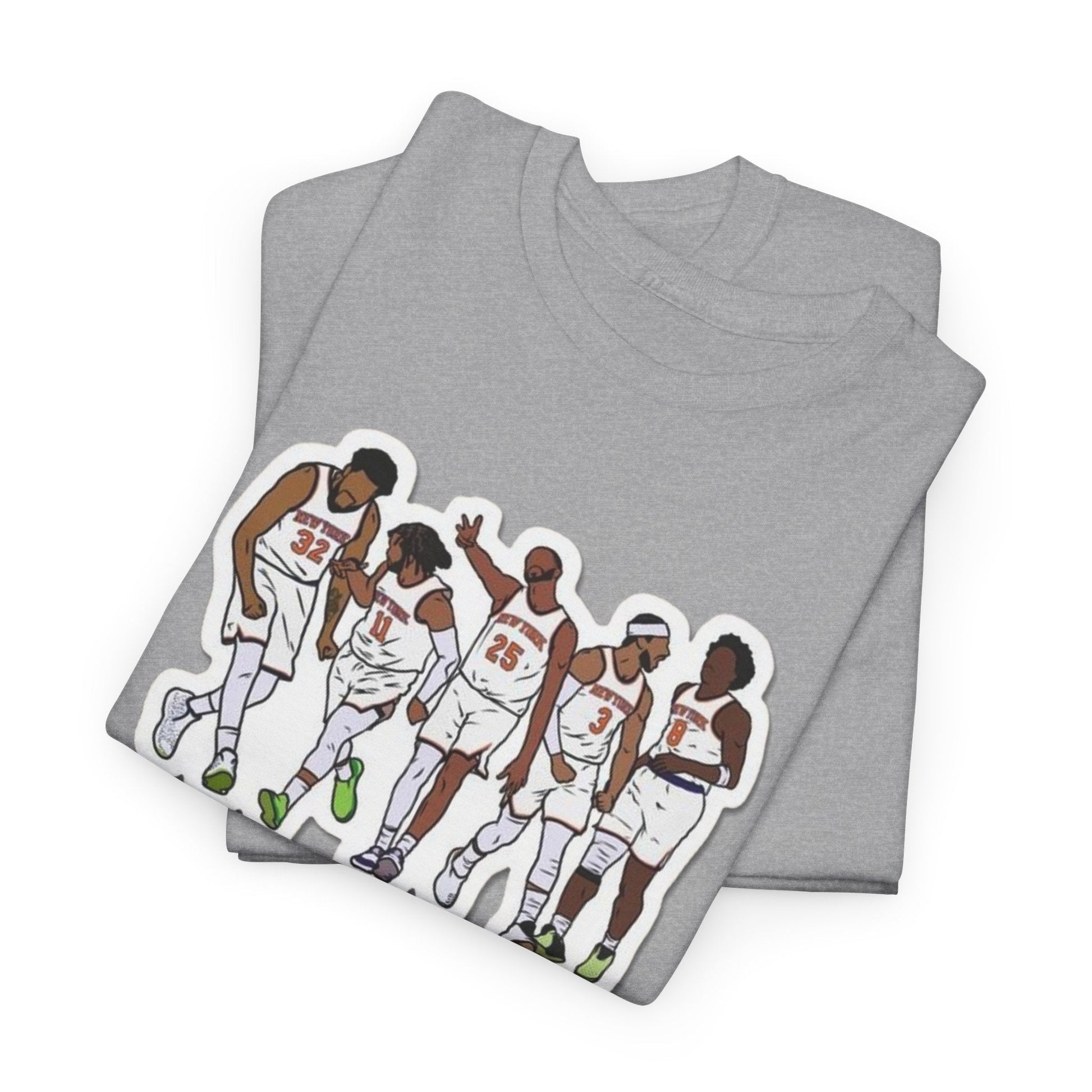 New York Knicks shirt showcasing legendary team moments