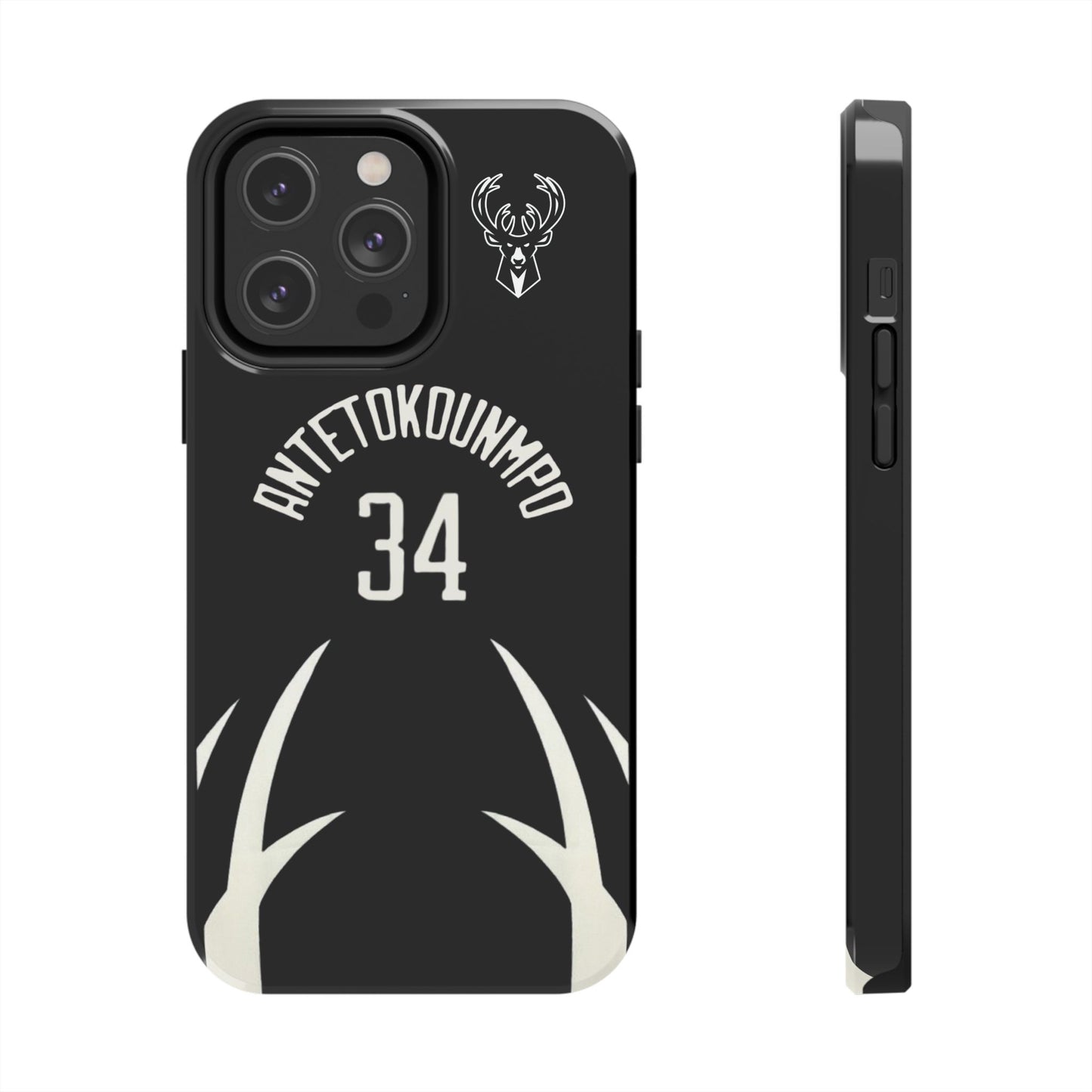 Giannis Antetokounmpo Milwaukee Bucks – Basketball iPhone and Samsung Case Black