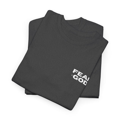 Fear God Tshirt - Christian Apparel with Psalms 128:1 Bible Verse - Inspirational Religious Shirt & Gift Idea for Men And Women