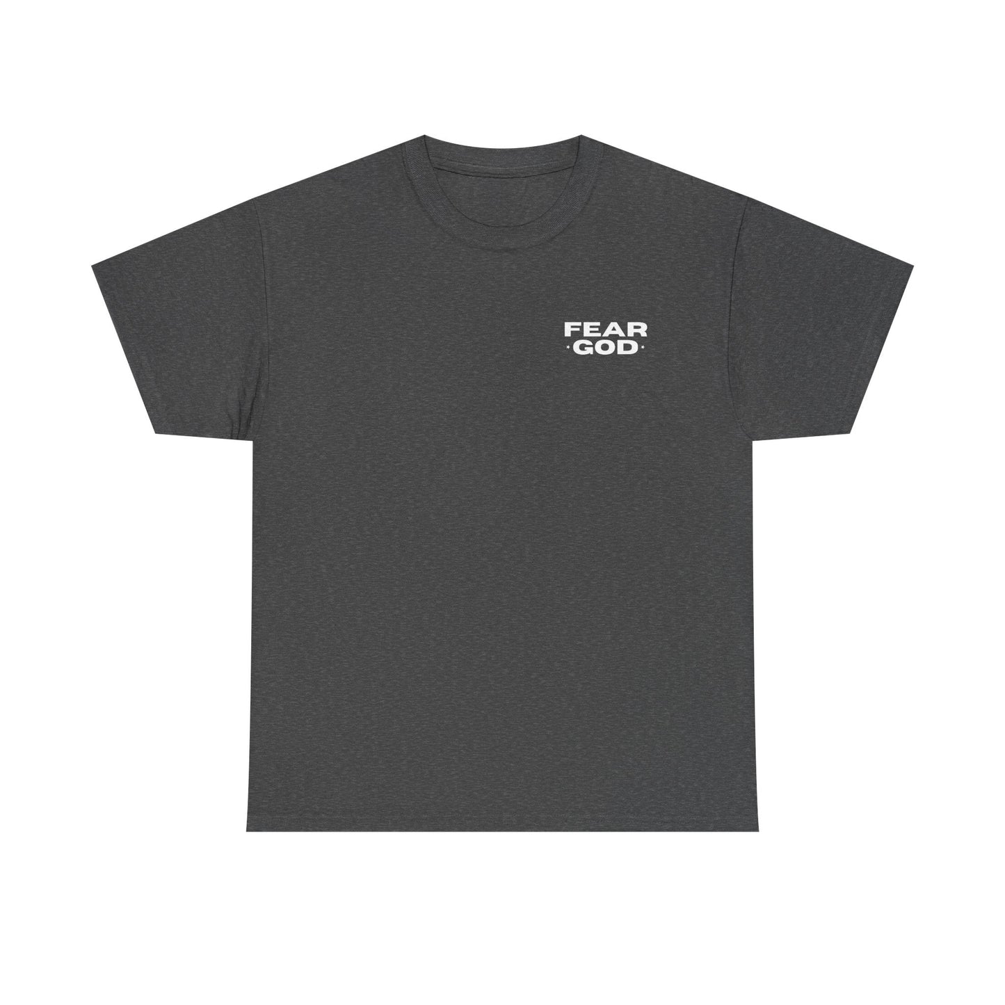 Fear God Tshirt - Christian Apparel with Psalms 128:1 Bible Verse - Inspirational Religious Shirt & Gift Idea for Men And Women
