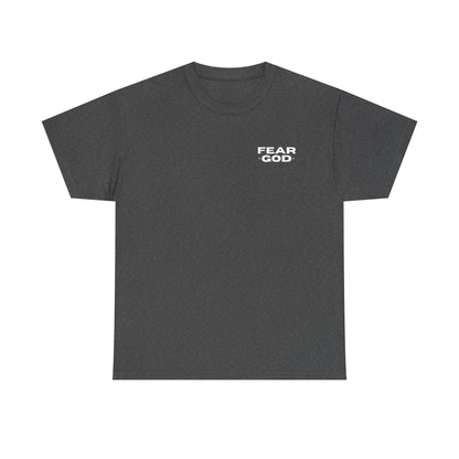 Fear God Tshirt - Christian Apparel with Psalms 128:1 Bible Verse - Inspirational Religious Shirt & Gift Idea for Men And Women