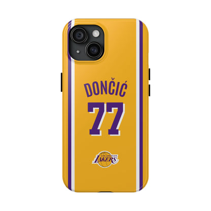 Luka Dončić, Los Angeles Lakers – Hollywood Magic Basketball iPhone and Samsung Case