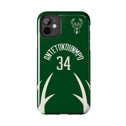 Giannis Antetokounmpo Milwaukee Bucks – Basketball iPhone and Samsung Case Green