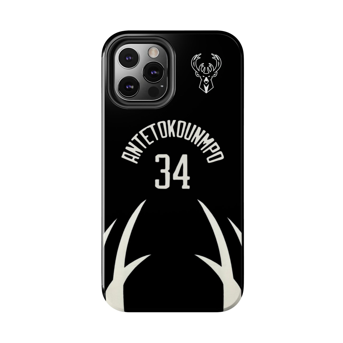 Giannis Antetokounmpo Milwaukee Bucks – Basketball iPhone and Samsung Case Black