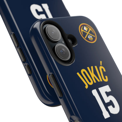 Nikola Jokić, Denver Nuggets – Joker Basketball iPhone and Samsung Case