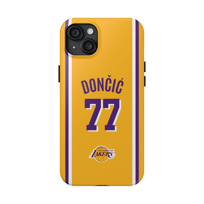 Luka Dončić, Los Angeles Lakers – Hollywood Magic Basketball iPhone and Samsung Case