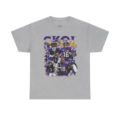 Vintage 90s Graphic Style Justin Jefferson and Jordan Addison T-Shirt -  Retro Oversized Sport Tee, Justin Jefferson Shirt, Jordan Addison shirt, Minnesota Vikings Shirt Gift