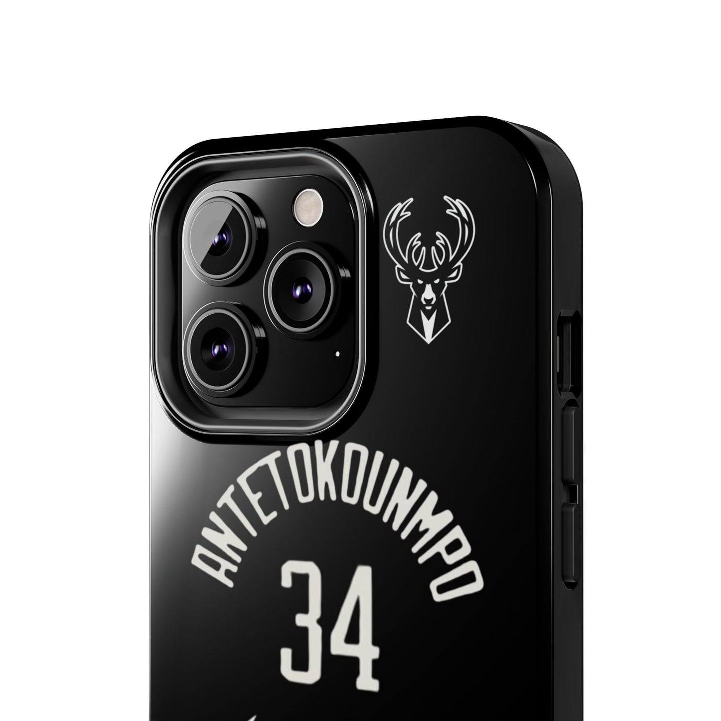 Giannis Antetokounmpo Milwaukee Bucks – Basketball iPhone and Samsung Case Black