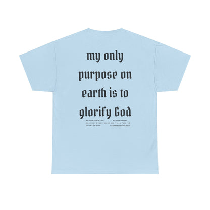 Glory to God 1 Corinthians 10:31 T-Shirt Christian Faith Shirt Bible Verse Tee Religious Graphic Tee Inspirational Christian Apparel