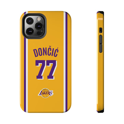 Luka Dončić, Los Angeles Lakers – Hollywood Magic Basketball iPhone and Samsung Case