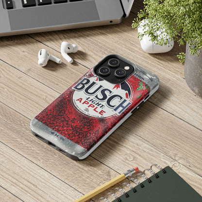 Busch Light Apple Bapple Vibes Phone Case – Funny Apple-Inspired Design, Slim Protective Cover for iPhone & Samsung, Crisp Limited Edition Aesthetic