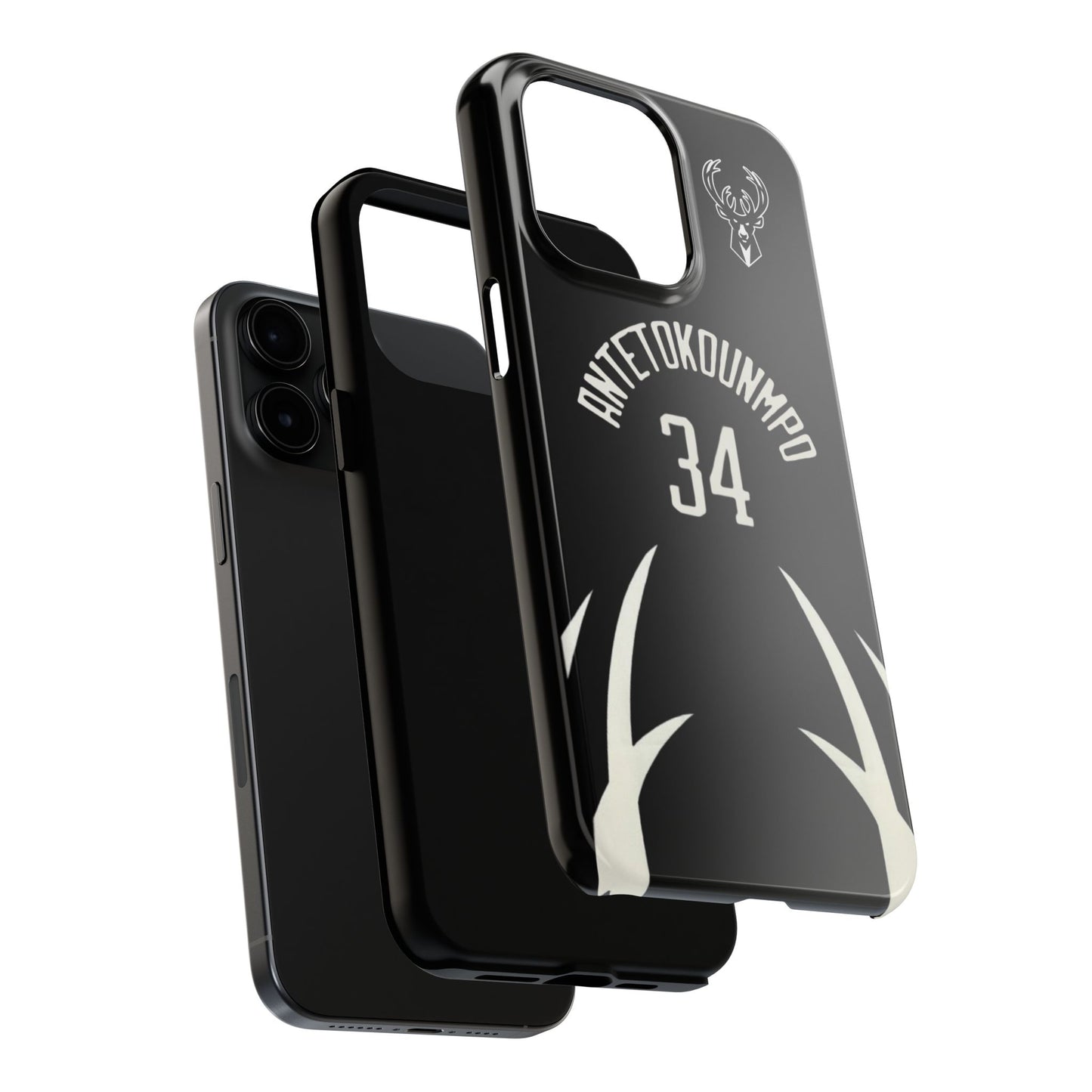 Giannis Antetokounmpo Milwaukee Bucks – Basketball iPhone and Samsung Case Black
