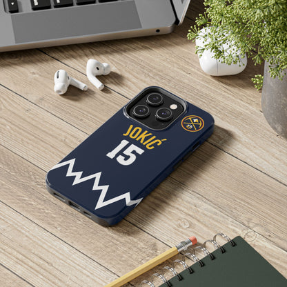 Nikola Jokić, Denver Nuggets – Joker Basketball iPhone and Samsung Case