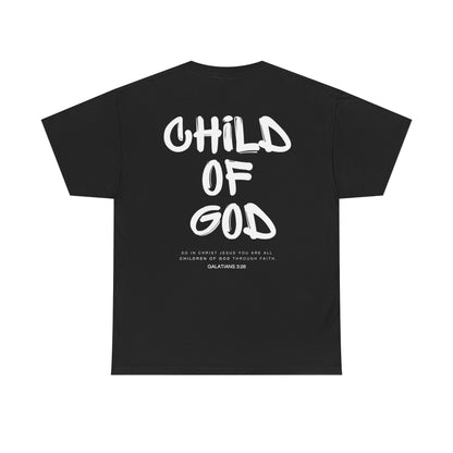 Child of God T-Shirt - Christian Graphic Tee with Galatians 3:26 Bible Verse - Faith-Based Apparel for Men and Women